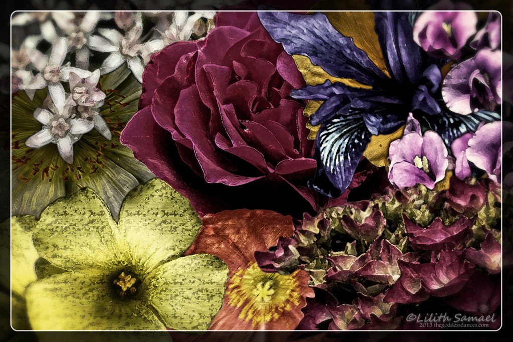 digital watercolor flowers
